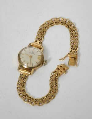 Armbandsur, dam, Certina 18-k guld
