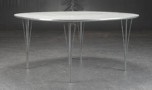 Piet Hein og Bruno Mathsson, Supercirkel spisebord.