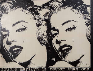 Marek Braun, Double Marilyn, 2012, Mischtechnik