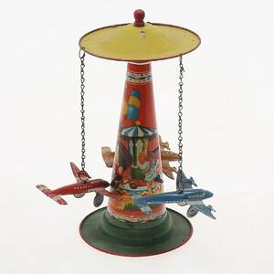 MEKANIKSK LEKSAK, karusell med flygplan.