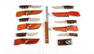 Knivsamling af Gerber knive.
