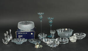 Royal Copenhagen, Holmegaard, Iittala m.m. Samling stager, skåle m.m. 17