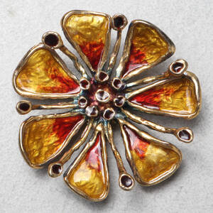 DAVID ANDERSEN, Broschhänge, Karl Jørgen Otteren, silver