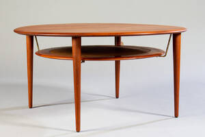 P. Hvidt O. Mølgaard Nielsen, Coffee Table Sofatisch Modell FD 5151 für France Søn