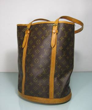 Louis Vuitton, Petit bucket mit Monogram Canvas