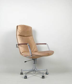 J. Kastholm P. Fabricius, Bürostuhl Modell FK 86 für Kill International