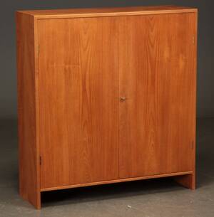 Hans J. Wegner. Overskab reolmodul, teaktræ
