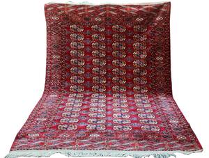 Handknuten matta, Turkmen tekke, semi-antik