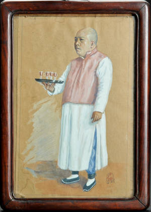 Ubekendt kunstner, evt miss McLeod Portræt af Liu, 1920