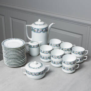 KAFFESERVIS, 15 delar, porslin, Thomas Bavaria