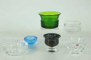 SKÅLAR, kruka, ljuslykta, bl.a. Nuttajärvi, Iittala, Orrefors