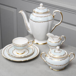 KAFFESERVIS för 12 personer, Royal Tuscan, England