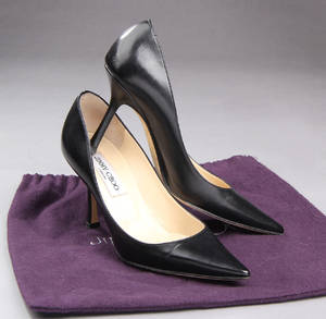 Jimmy Choo. Sorte stilletter, str. 37