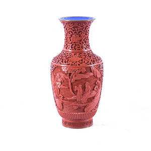 VAS, Cloisonné och Lackarbete, Kina, 1900-tal.