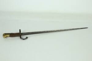 SVÄRDSBAJONETT, Frankrike, M1874, för s.k. gras-gevär, 1880