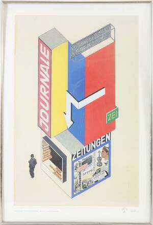 Affisch, efter Herbert Bayer, Bauhaus