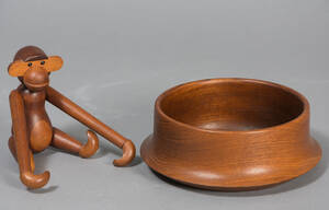 Kay Bojesen m.m. Abe skål, teak limba 2