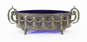 Jardiniere i nysilver, WMF, Tyskland, 1900-talets början