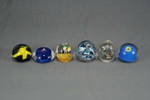 BREVPRESSAR, 6 ST, BL A MÄRKTA GUSUM, BERGDALA, STOCKHOLMS GLASBRUK MM, I PARTI