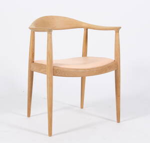 Hans J. Wegner. Armstol i eg og vegetabilsk læder. The chair, model JH 501 - Johannes Hansen