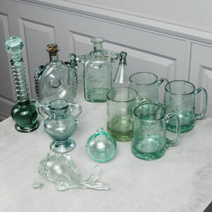 MUGGAR, KARAFF mm, bla Stockholms Glasbruk Ture Berglund