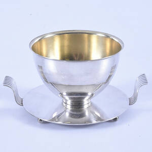 SKÅL, nysilver, CG Hallberg, Art Deco, 1930-tal.