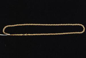 COLLIER, GULD 18 K, STÄMPLAD GHA 750, FLÄTAT RÖTT, GULT OCH VITT GULD , L. 42 CM, VIKT 6 G