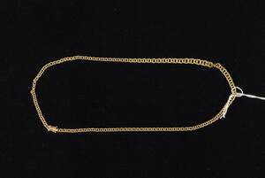 COLLIER, GULD 18 K, BISMARCK DOSERAT, STÄMPLAD GFAB 750, L. CA 50 CM, VIKT 11 GR.