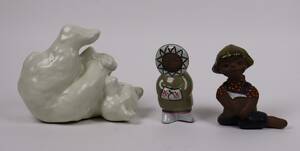 Upsala Ekeby figuriner, 3st