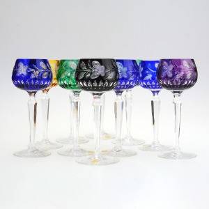 GLAS, 10 st, ECHT BLEIKRISTALL WT Co