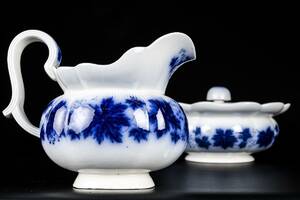 PORSLIN, 2 delar Vinranka , Arthur Percy, Gefle Porslinsfabrik