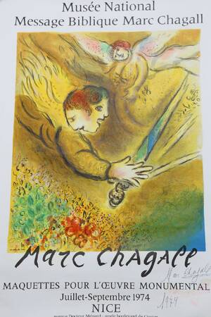 Marc Chagall 1887-1985 Udstillingsplakat