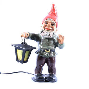 TOMTE, keramik, Heissner med belysning.
