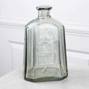 VICKE LINDSTRAND, karaff, gråtonat glas, Orrefors, SIMON GATE, 1900-talets första del