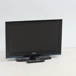 PLATT-TV, Finlux, bordsstativ och fjärrkontroll.