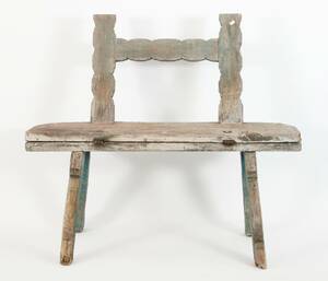 Vändbänk, allmoge, 1800-tal