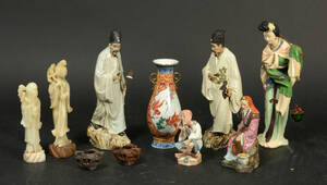 AsienKinaJapan Samling figurer, m.m. 20 årh 10