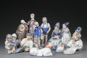 Royal Copenhagen, Bing Grøndahl. Samling porcelænsfigurer 13