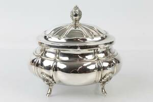 SOCKERSKRIN, silver, nyrokokostil, ca 362 g