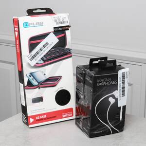 HÖRLURAR 2st Roxcore, FODRAL Switch