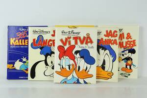 INBUNDNA SERIETIDNINGAR, 6 st, Walt Disney