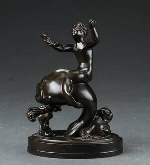Just Andersen figur i Discometal. Nr. D2114