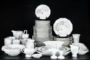 MAT- och KAFFE-SERVIS, 78 delar, Rosenthal Maria, Björnbär