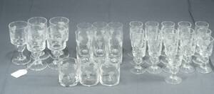 GLASSERVIS, 30 DELAR, SWEDISH OLD, REIJMYRE