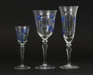 Glasservis, Blåklocka, Fyrklövern