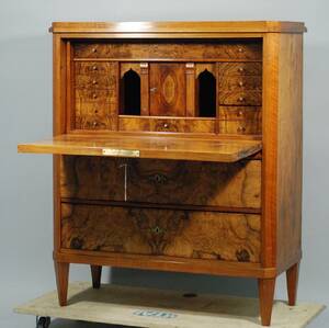CHIFFONJE, 1800-TAL, MAHOGNY, HÖ 143, BR 115, DJ 55 CM