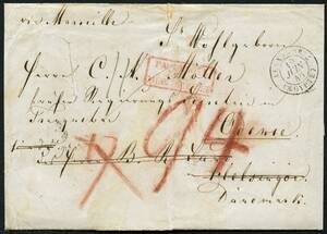 1846. Brev fra ALEXANDRIA til Herr C.A. Møller, forhenv. Registrerings Secretair i Tranquebar, Odense