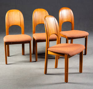 Set von vier Stühlen von Holstebro Möbelfabrik, Dänemark 4