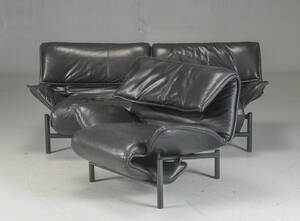 Vico Magistretti, Sofa og stol. Produceret for Cassina 2