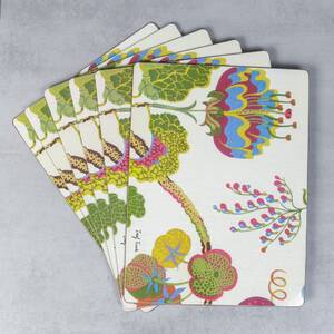 UNDERLÄGG, 6 st, Vegetable Tree, Josef Frank, Firma Svenskt Tenn